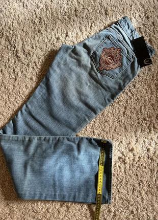 Новые с бирками джинсы  just cavalli оригинал бренд голограмма штаны брендовые размер 29 на размер s,m8 фото