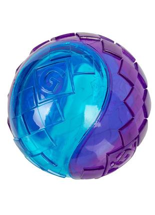 Игрушка для собак мяч с пищалкой gigwi ball, резина, 8 см