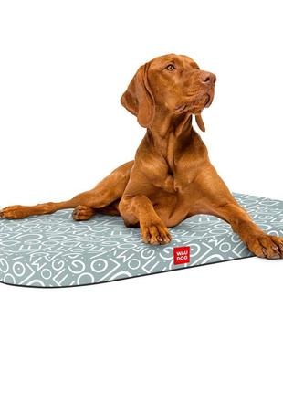 Лежанка для собак waudog relax, рисунок "я люблю свою собаку", со сменным чехлом, м, ш 80см, дл 55 см3 фото