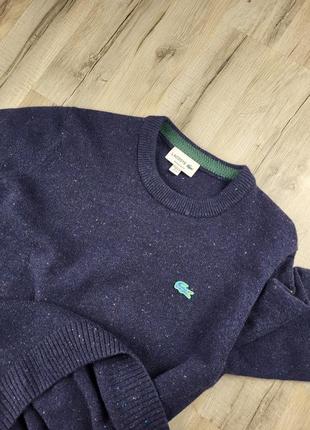 Шерстяний светр кофта lacoste regular fit wool7 фото