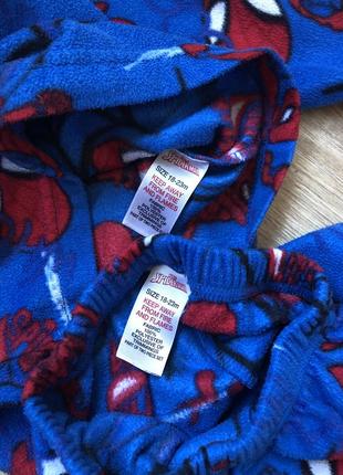 Пижама флисовая 1,5-2 года spider man3 фото