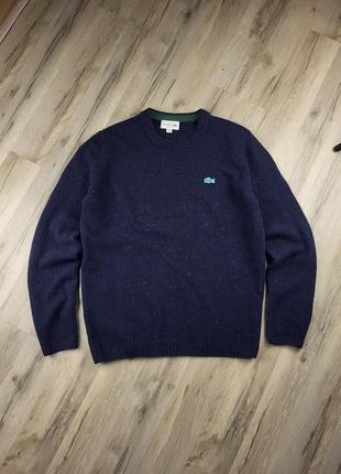 Шерстяний светр кофта lacoste regular fit wool1 фото