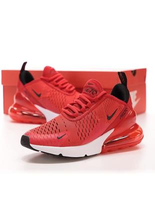 Стильные женские кроссовки nike air max 270 red красные