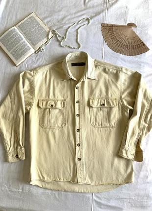 Трендовая рубашка-куртка из натурального хлопка (размер 46/18-44/16)8 фото