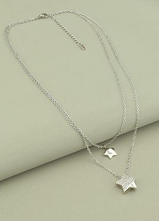 Підвіска 'xuping' фіаніт 38 см. (родій)