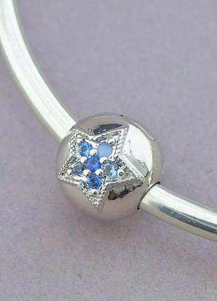 Кліпса фіаніт 11х11 (родій)