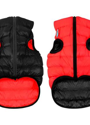 Курточка для собак airyvest двусторонняя, размер m 50, красно-черная