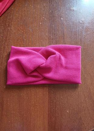 Повязка повязочка рубчик рубчиком однотонные однотонная