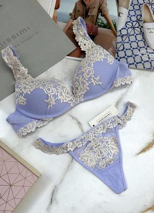 Очень красивый комплект intimissimi из коллекции pretty flowers 🪻4 фото