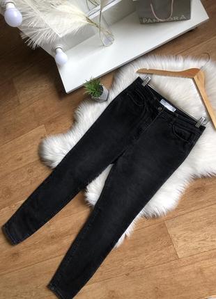 Базовые качественные скинни джинсы skinny высокая посадка1 фото