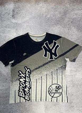 Редкая футболка мужская nike new york yankees bronx bombers