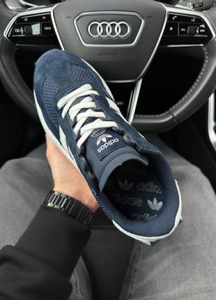 Мужские кроссовки adidas originals retropy e5 navy white3 фото