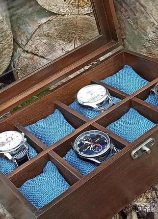 Шкатулка для часов дерево