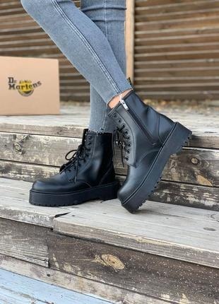 Ботинки dr. martens black черевики6 фото