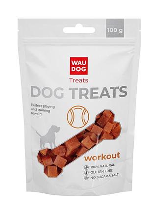 Лакомства для собак waudog treats "куриные кубики", 100 г