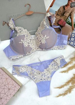 Изысканный комплект белья от intimissimi из коллекции pretty flowers осень-зима 2024🪻💜