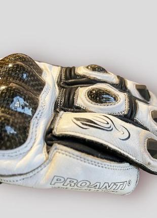 Proanti proracingmotorbike leathergloves/мотоциклетні рукавиці/байк/мото7 фото