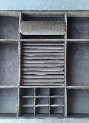 Органайзер wooden organizer для украшений