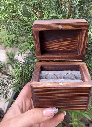 Шкатулка  wooden organizer для колец