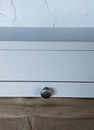 Скринька для прикрас | "classic white-sapphire blue" | tm wooden organizer