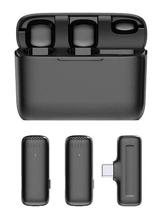 Мікрофон петличний для телефону j13 bluetooth 3in1 usb-c