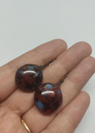 Кульчики з скла