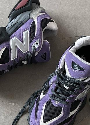 Кроссовки new balance 9060 violet noir5 фото