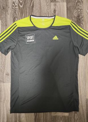 Чоловіча футболка adidas running climalite рр. m-l, укр 50-52-54