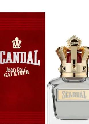 Парфум jean paul gaultier scandal pour homme toilette100 мл