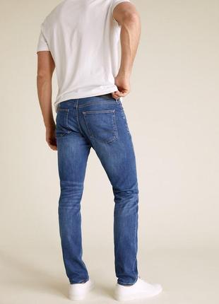 Сині джинси slim fit super stretch flex3 фото