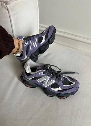 Кроссовки new balance 9060 violet noir5 фото