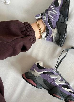 Кроссовки new balance 9060 violet noir7 фото