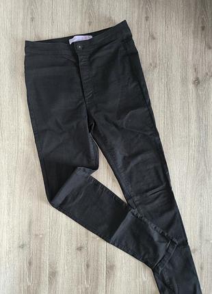 Джинсы скинни чёрные 46 р
