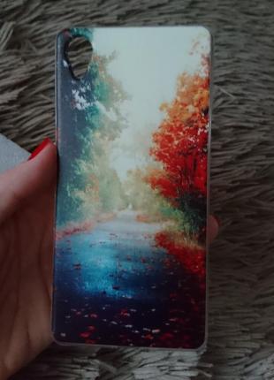 Осенний чехол 🍁 на сони икспериа х, sony xperia x