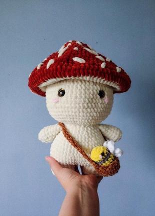 Грибочок. mushroomtoy. amigurumi