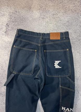 Karl kani винтжанные карго штаны джинсы мужские7 фото