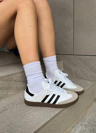 Кроссовки adidas samba white