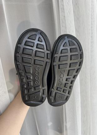 Зимние ботинки ecco urban mini, 26 размер, 17/16,5 см7 фото