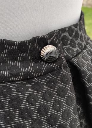 Жаккардовая женская юбка ручной работы ра подкладке3 фото