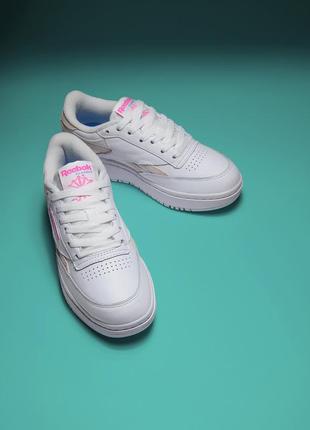 Кроссовки reebok club c double. оригинал. размер 36 - 23см3 фото