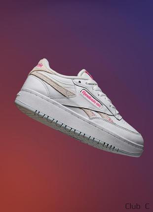 Кроссовки reebok club c double. оригинал. размер 36 - 23см1 фото