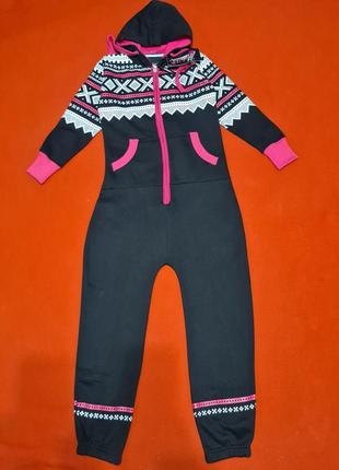Комбинезон пижама слип кигуруми malaika с орнаментом3 фото