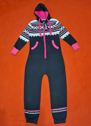 Комбинезон пижама слип кигуруми malaika с орнаментом4 фото