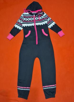 Комбинезон пижама слип кигуруми malaika с орнаментом5 фото