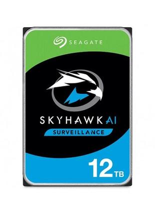 Жесткий диск 12tb seagate skyhawk ai st12000ve001 для видеонаблюдения