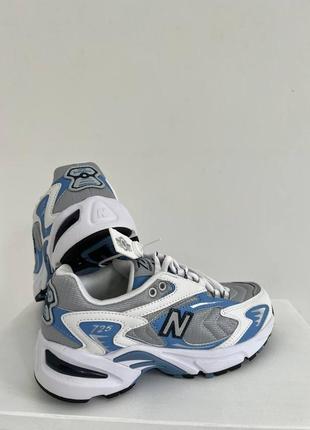 Женские кроссовки new balance 725 white blue скидка sale <unk> smb6 фото