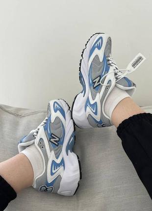 Женские кроссовки new balance 725 white blue скидка sale <unk> smb8 фото