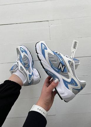 Женские кроссовки new balance 725 white blue скидка sale <unk> smb7 фото