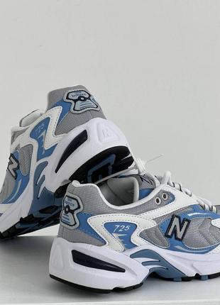 Женские кроссовки new balance 725 white blue скидка sale <unk> smb9 фото