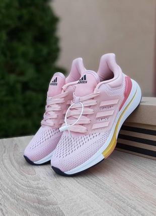 Женские текстильные кроссовки adidas eq 21 run адидас кроссовки для бега зала8 фото